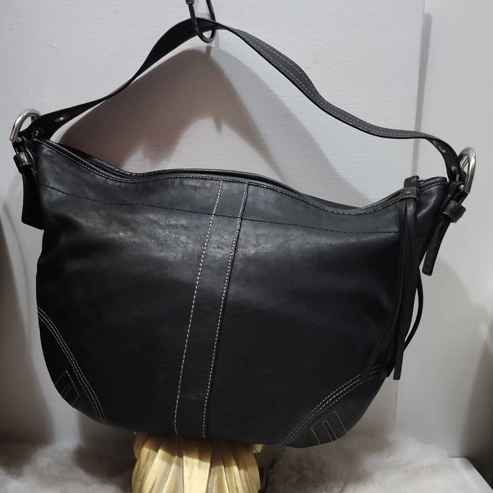 Vintage Coach Soho Leather Large Hobo Bag